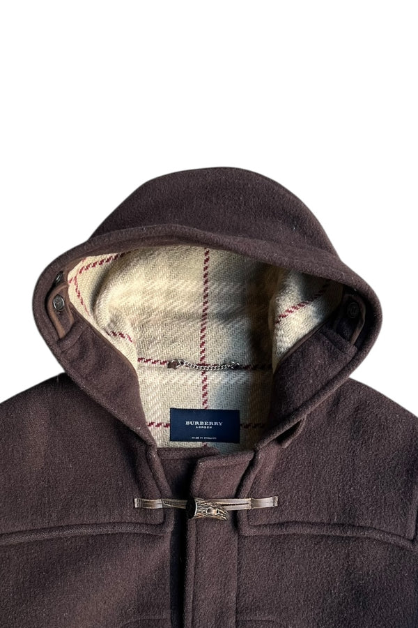 MADE IN ENGLAND DUFFLE COAT / BROWN [SIZE: 48 USED]