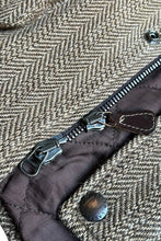 画像をギャラリービューアに読み込む, MADE IN ITALY 90'S WOOL ALPACA HERRINGBONE HUNTING COAT / BROWN [SIZE: L USED]

