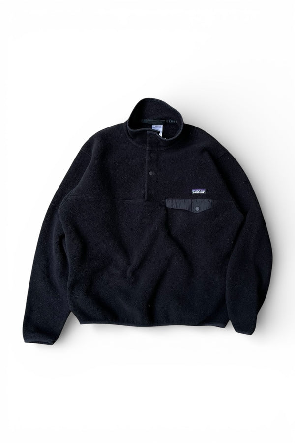 08'S T-SNAP FLEECE JACKET / BLACK [SIZE: S USED]
