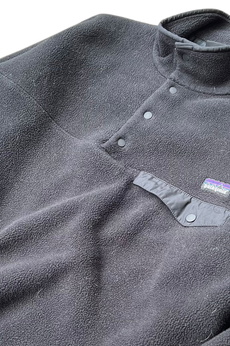08'S T-SNAP FLEECE JACKET / BLACK [SIZE: S USED]