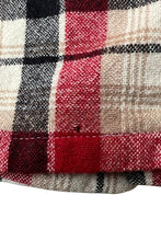 画像をギャラリービューアに読み込む, MADE IN USA 70-80'S L/S CHECK WOOL OPEN COLLAR SHIRT / CHECK [SIZE: L USED]
