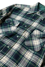 画像をギャラリービューアに読み込む, MADE IN USA 70-80'S L/S WOOL CHECK SHIRT / GREEN [SIZE: M USED]
