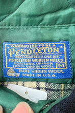 画像をギャラリービューアに読み込む, MADE IN USA 70-80'S L/S WOOL CHECK SHIRT / GREEN [SIZE: M USED]
