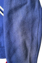 画像をギャラリービューアに読み込む, 50-60'S WOOL STADIUM JACKET / NAVY [SIZE: 40 USED]

