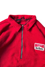 画像をギャラリービューアに読み込む, 90'S REVERSIBLE HALF-ZIP FLEECE JACKET / RED [SIZE: XL USED]
