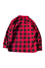 画像をギャラリービューアに読み込む, 90'S REVERSIBLE HALF-ZIP FLEECE JACKET / RED [SIZE: XL USED]
