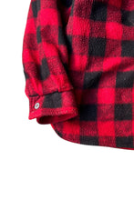 画像をギャラリービューアに読み込む, 90'S REVERSIBLE HALF-ZIP FLEECE JACKET / RED [SIZE: XL USED]
