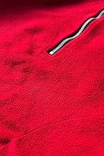 画像をギャラリービューアに読み込む, 90'S REVERSIBLE HALF-ZIP FLEECE JACKET / RED [SIZE: XL USED]
