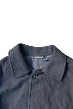 画像をギャラリービューアに読み込む, MADE IN ITALY 90'S CASHMER WOOL BRENDED TAILORING COAT / BLACK [SIZE: M USED]
