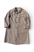 画像をギャラリービューアに読み込む, MADE IN USA 70-80'S WOOL CHECK COAT / BROWN [SIZE: M USED]
