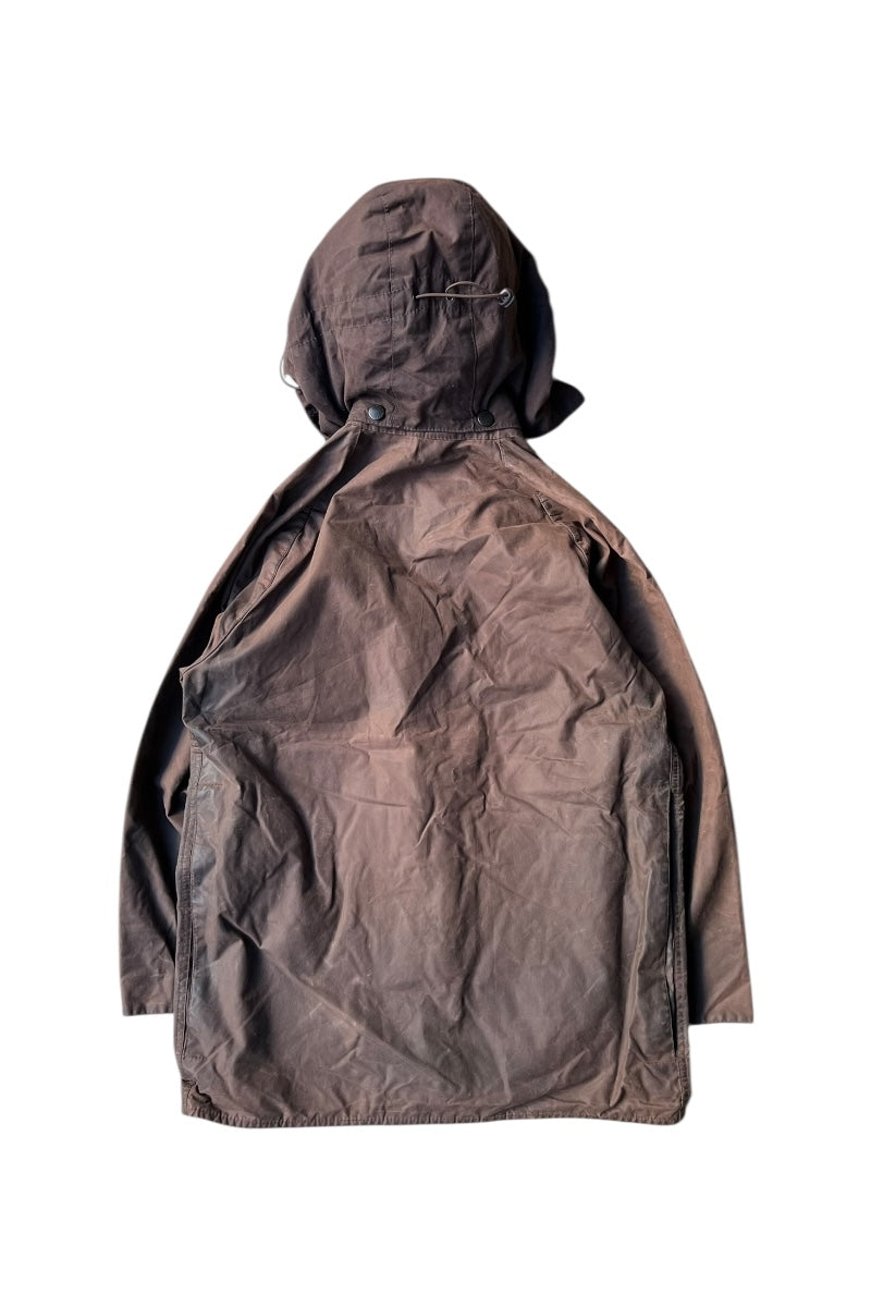 MADE IN ENGLAND BEAUFORT OILED JACKET / BROWN [SIZE: M USED]