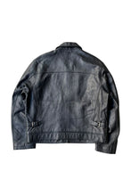 画像をギャラリービューアに読み込む, Y2K EARLY 00'S ZIP LEATHER JACKET / BLACK [SIZE: L USED]
