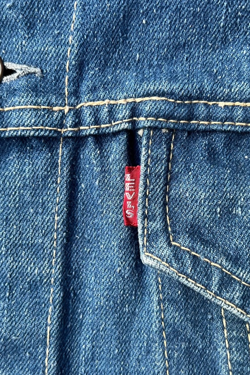 80s-90s BIG E 3RD TYPE DENIM JACKET REPLICA / INDIGO [SIZE: M USED]