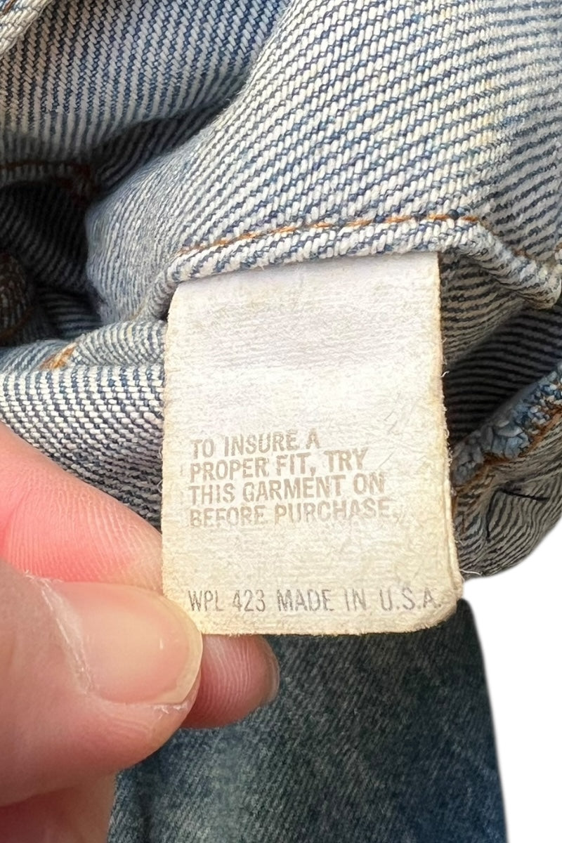 MADE IN USA 90'S 70506-0214 DENIM JACKET / INDIGO [SIZE: 38 USED]