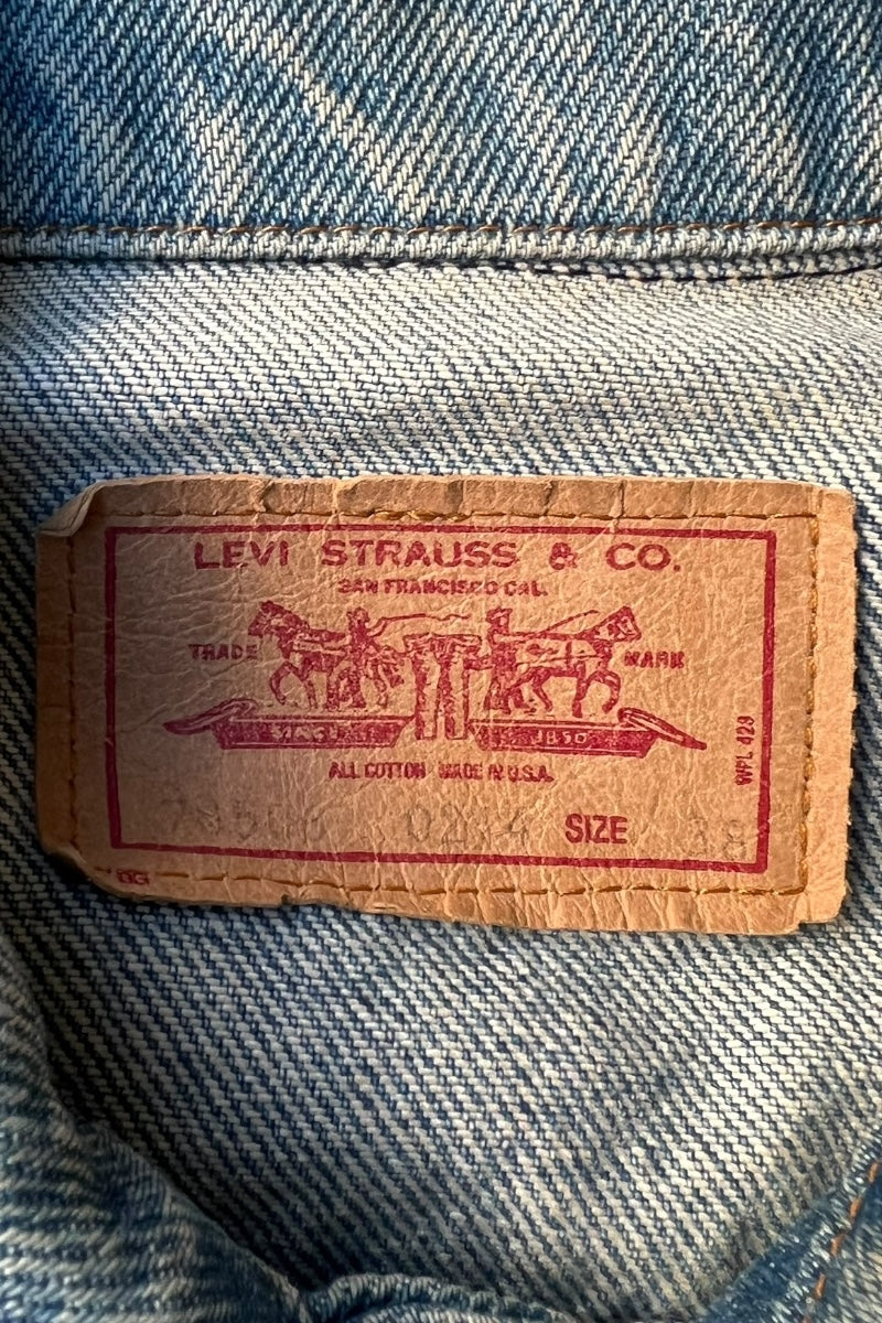 MADE IN USA 90'S 70506-0214 DENIM JACKET / INDIGO [SIZE: 38 USED]