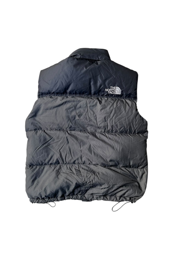 Y2K EARLY 00'S 700 FILL NYLON PUFF VEST / BLACK [SIZE: L USED]