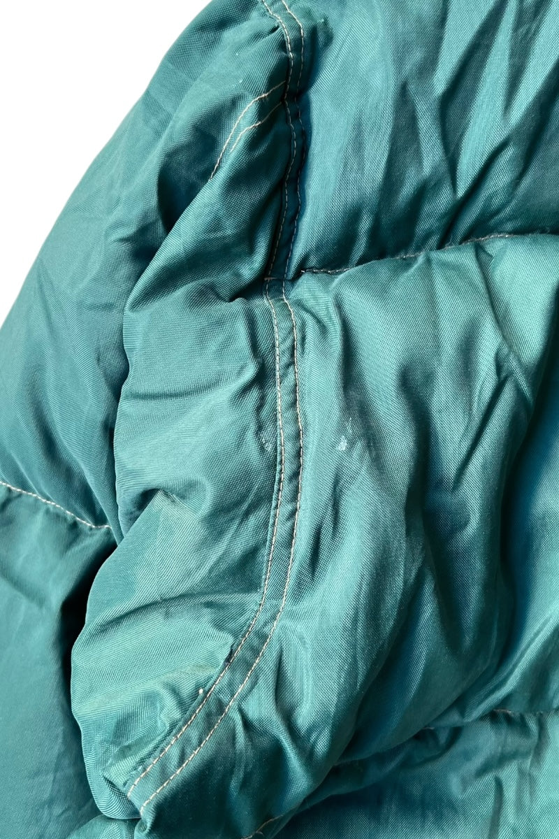 88-90'S SLALOM TEAM DOWM JACKET / GREEN [SIZE: M USED]