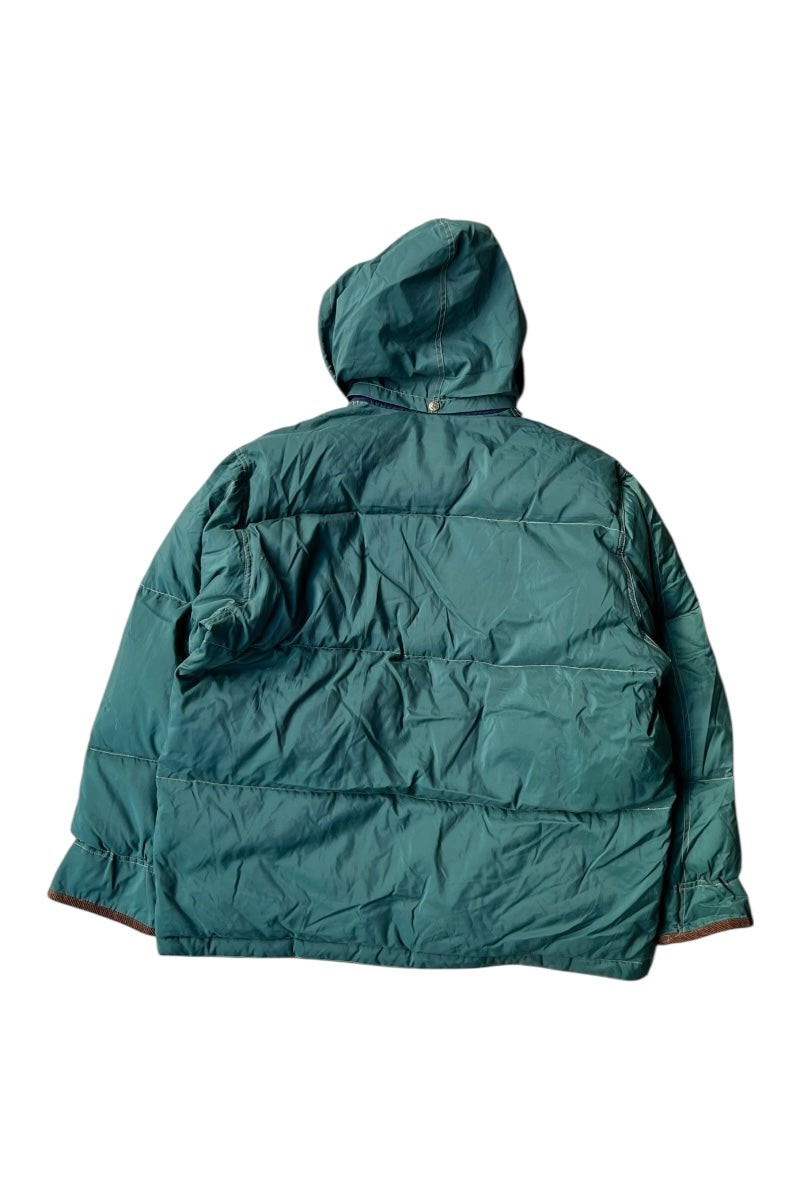88-90'S SLALOM TEAM DOWM JACKET / GREEN [SIZE: M USED]