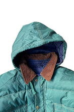 画像をギャラリービューアに読み込む, 88-90'S SLALOM TEAM DOWM JACKET / GREEN [SIZE: M USED]
