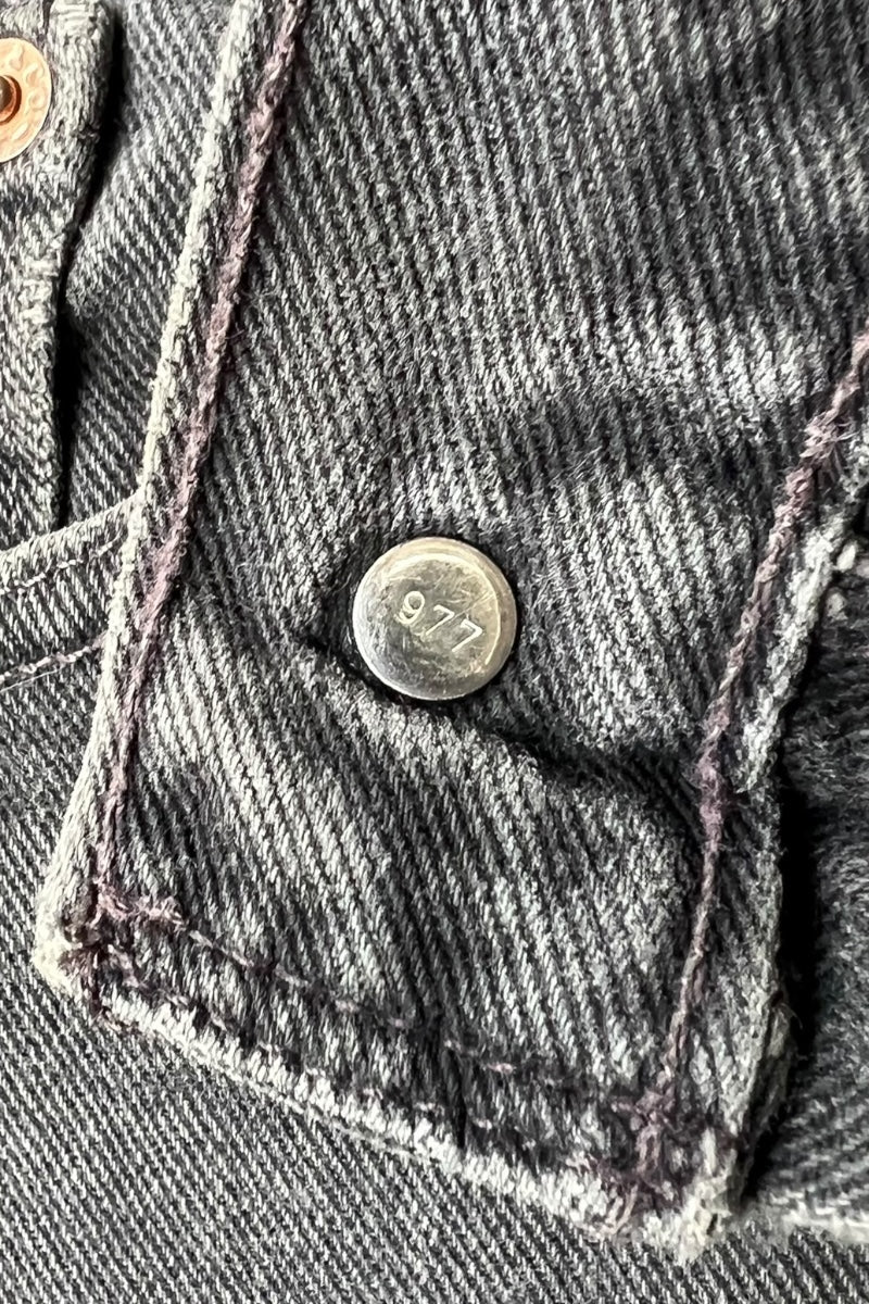 Y2K 02'S 560 DENIM PANTS SULFUR BLACK / BLACK [SIZE: 34 USED]
