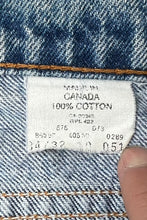 画像をギャラリービューアに読み込む, MADE IN CANADA 89'S 550 DENIM PANTS ORANGE TAB / INDIGO [SIZE: 34 USED]

