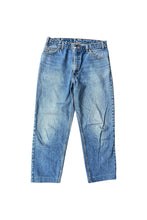 画像をギャラリービューアに読み込む, MADE IN CANADA 89'S 550 DENIM PANTS ORANGE TAB / INDIGO [SIZE: 34 USED]
