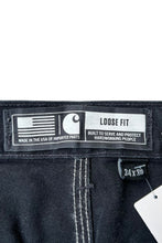 画像をギャラリービューアに読み込む, MADE IN USA 22'S DOUBLE KNEE PANTS USA企画品 / BLACK [SIZE: 34 USED]
