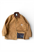 画像をギャラリービューアに読み込む, MADE IN USA 80-90'S DUCK MICHIGAN CHORE COAT USA企画品 / BROWN [SIZE: 50 USED]
