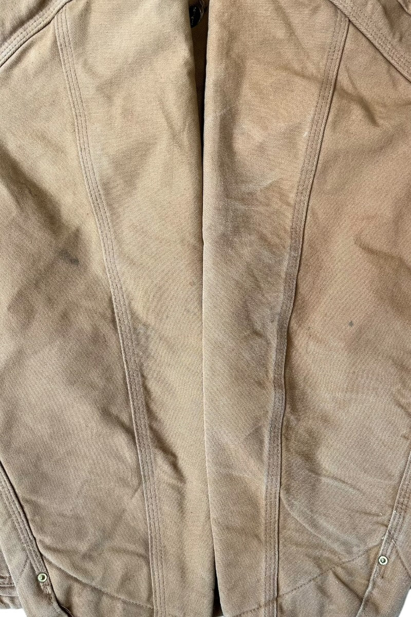 MADE IN USA 80s-90s DUCK MICHIGAN CHORE COAT USA ORIGINALS / BROWN [SIZE: 50 USED]