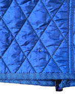 画像をギャラリービューアに読み込む, NYLON QUILTING JACKET / BLUE [SIZE: S USED]
