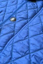 画像をギャラリービューアに読み込む, NYLON QUILTING JACKET / BLUE [SIZE: S USED]
