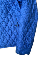 画像をギャラリービューアに読み込む, NYLON QUILTING JACKET / BLUE [SIZE: S USED]
