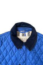 画像をギャラリービューアに読み込む, NYLON QUILTING JACKET / BLUE [SIZE: S USED]
