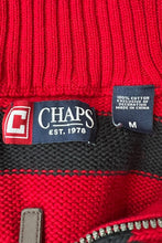 画像をギャラリービューアに読み込む, Y2K EARLY 00'S HALF-ZIP COTTON KNIT SWEATER / RED [SIZE: M USED]
