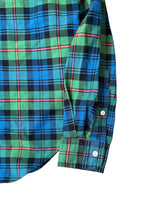 画像をギャラリービューアに読み込む, 90'S L/S CHECK SHIRT / GREEN [SIZE: M USED]
