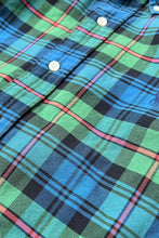 画像をギャラリービューアに読み込む, 90'S L/S CHECK SHIRT / GREEN [SIZE: M USED]
