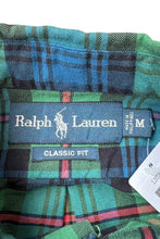 画像をギャラリービューアに読み込む, 90'S L/S CHECK SHIRT / GREEN [SIZE: M USED]
