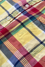 画像をギャラリービューアに読み込む, 90'S L/S BD CHECK SHIRT / YELLOW [SIZE: L USED]

