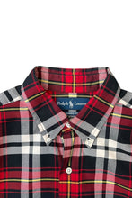 画像をギャラリービューアに読み込む, 90'S L/S BD CHECK SHIRT / RED [SIZE: L USED]
