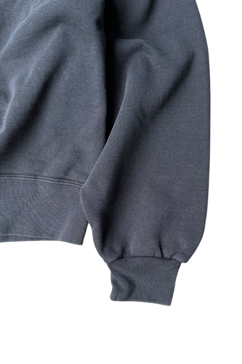MADE IN USA 90'S ONE POINT LOGO SWEATSHIRT / BLACK [SIZE: L USED]