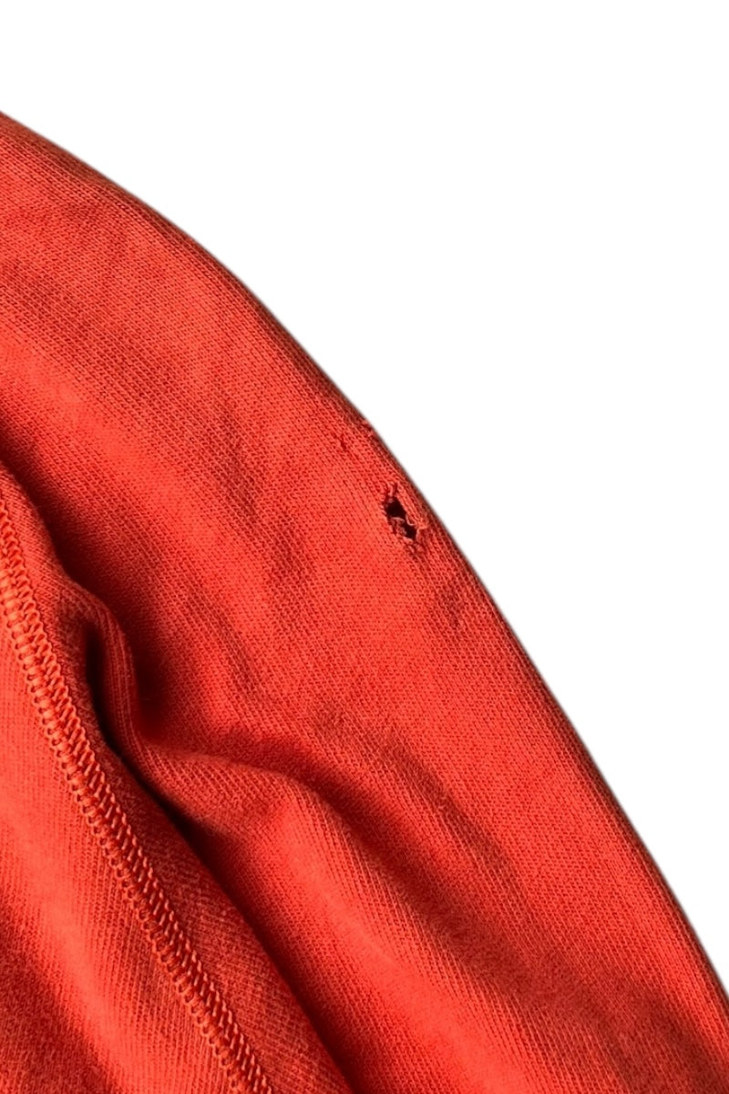 90'S HALF-ZIP SWEATSHIRT LAMPO ZIP / ORANGE [SIZE: XL USED]