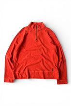 画像をギャラリービューアに読み込む, 90'S HALF-ZIP SWEATSHIRT  LAMPO ZIP / ORANGE [SIZE: XL USED]
