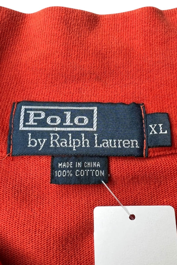 90'S HALF-ZIP SWEATSHIRT LAMPO ZIP / ORANGE [SIZE: XL USED]