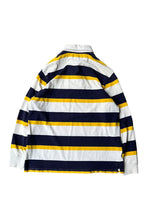 画像をギャラリービューアに読み込む, 90'S L/S RUGBY SHIRT / MULTI [SIZE: M USED]

