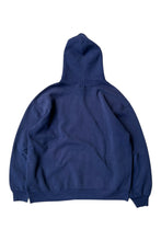 画像をギャラリービューアに読み込む, MADE IN USA 90'S HODDIE SWEATSHIRT / NAVY [SIZE: XL USED]
