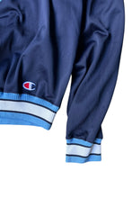画像をギャラリービューアに読み込む, MADE IN USA 83-85'S BASEBALL HALF-ZIP TRACK JACKET / NAVY [SIZE: L USED]

