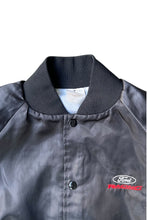 画像をギャラリービューアに読み込む, MADE IN USA 80'S FORD RACING SATIN JACKET / BLACK [SIZE: L USED]
