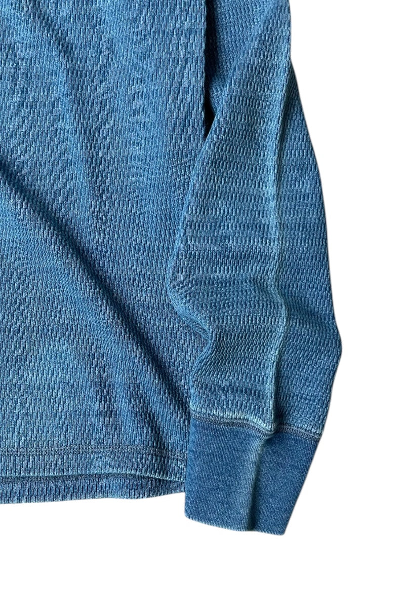 HENLY NECK L/S T-SHIRT / INDIGO [SIZE: M USED]