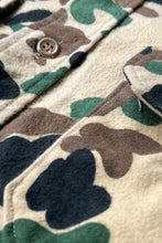 画像をギャラリービューアに読み込む, 70'S L/S DUCK HUNTER CAMOUFLAGE HUNTING SHIRT / CAMO [SIZE: M USED]
