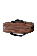 画像をギャラリービューアに読み込む, MADE IN ITALY LEATHER BOSTON BAG / BROWN [SIZE: ONE SIZE USED]
